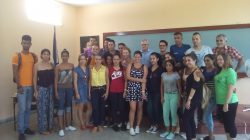 Homero Acosta debate junto a estudiantes de Derecho Proyecto de Constitución Cubana