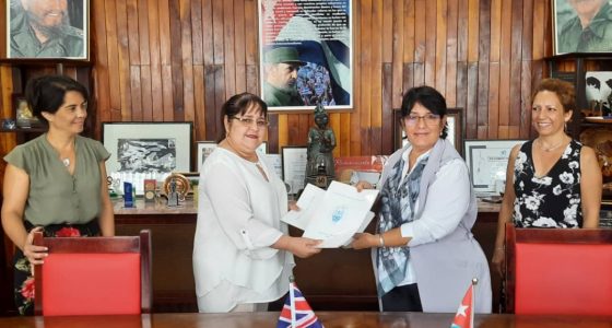 Representantes del British Council Cuba visitan la UCLV
