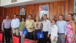 Visita de la Excelentísima Embajadora de la República Federal de Alemania en Cuba, Sra. Heidrun Tempel en la UCLVnuestra