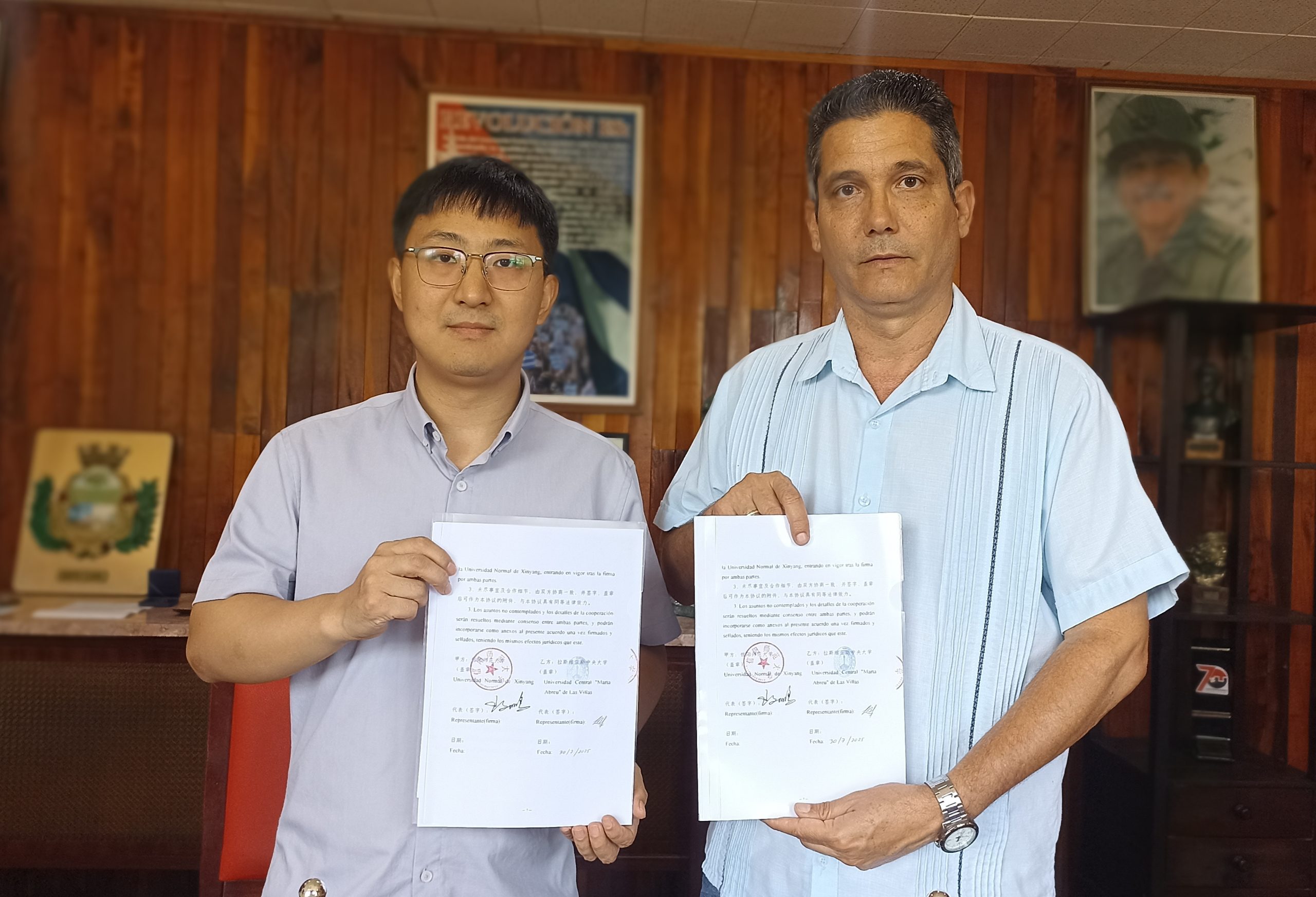 Alianzas para la colaboración entre UCLV y Universidad Normal de Xinyang