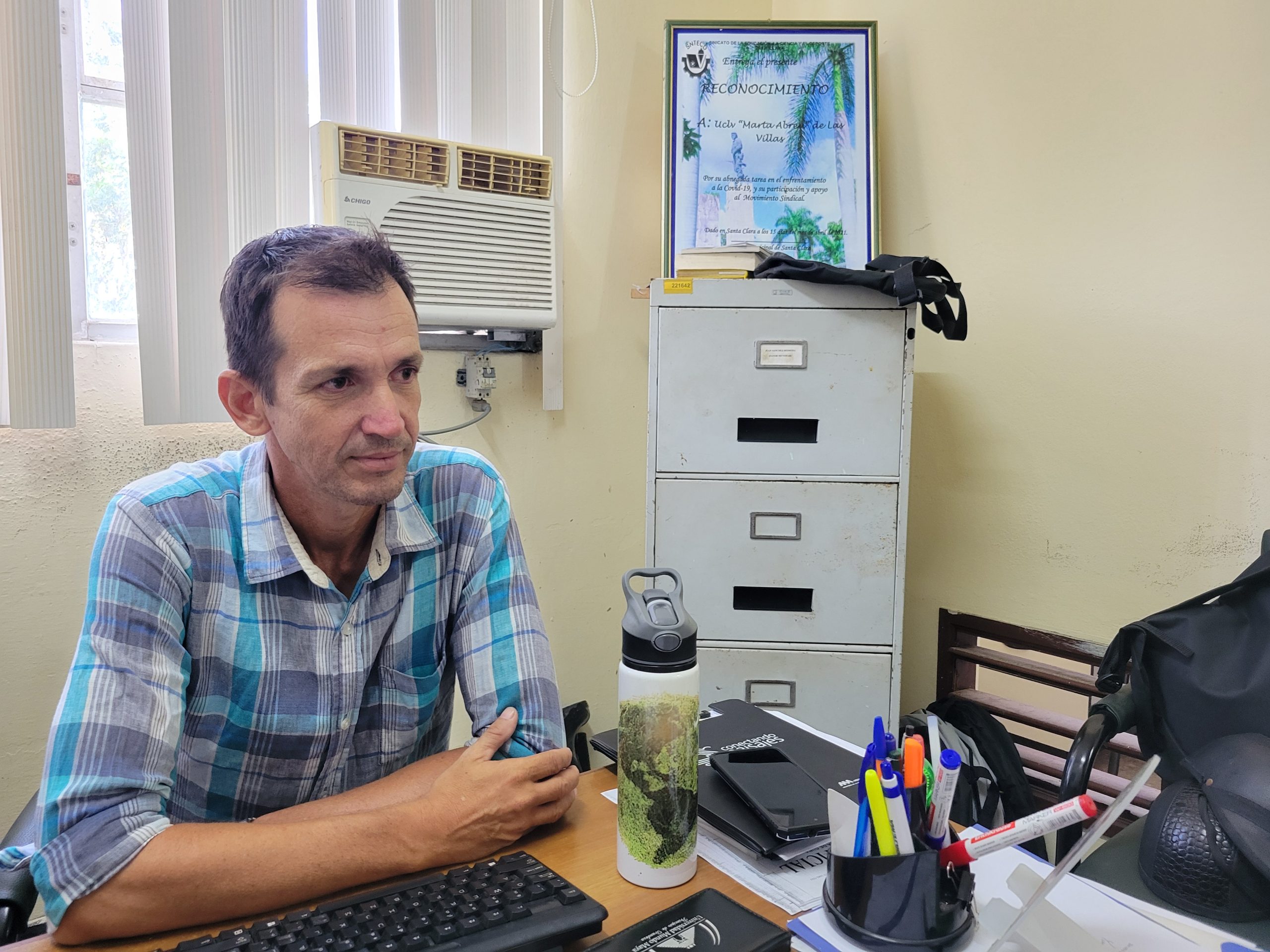 Secretario del Sindicato en la UCLV habla sobre el Anteproyecto del Código de Trabajo. 