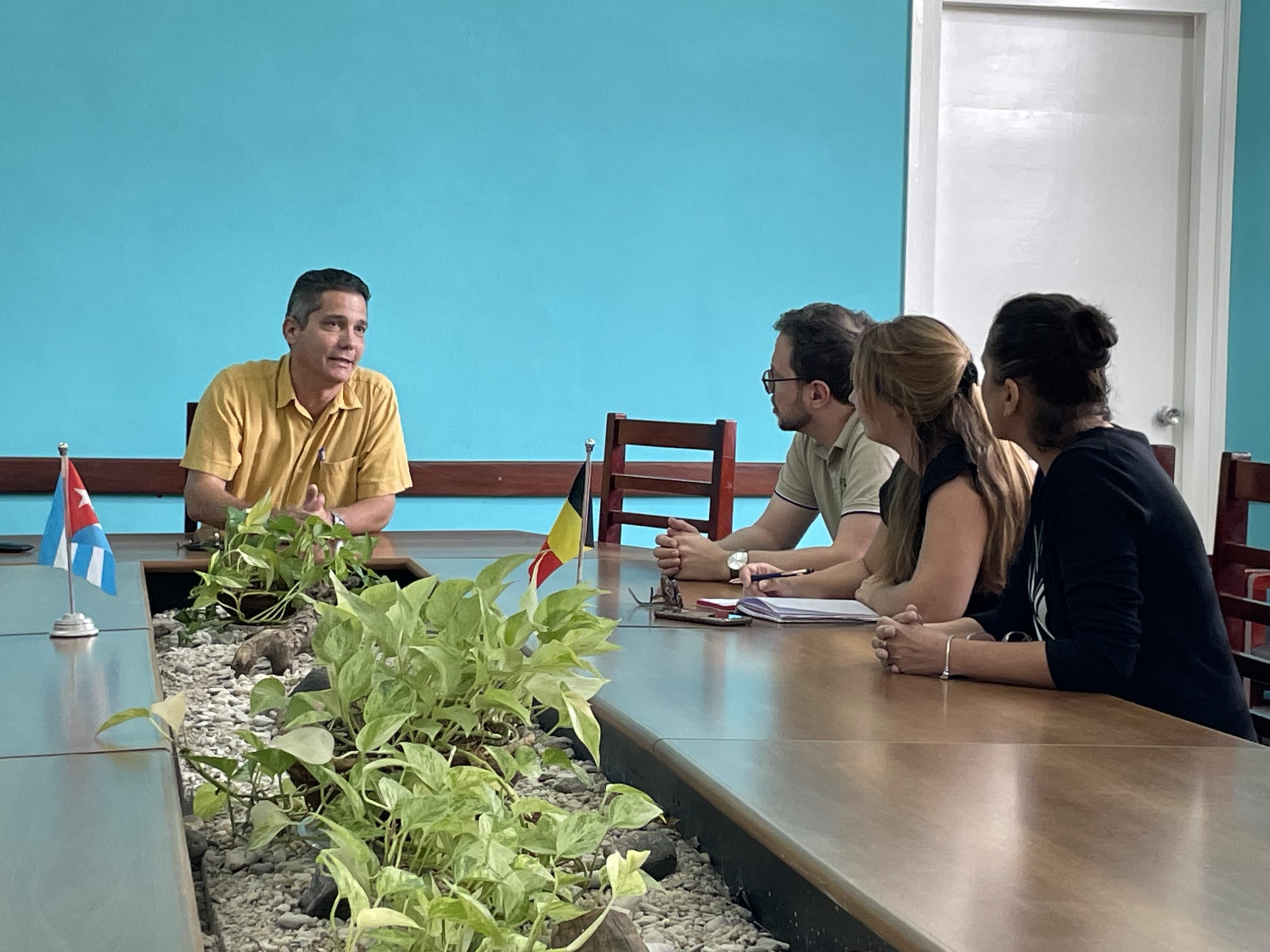 Visita delegación Bélgica