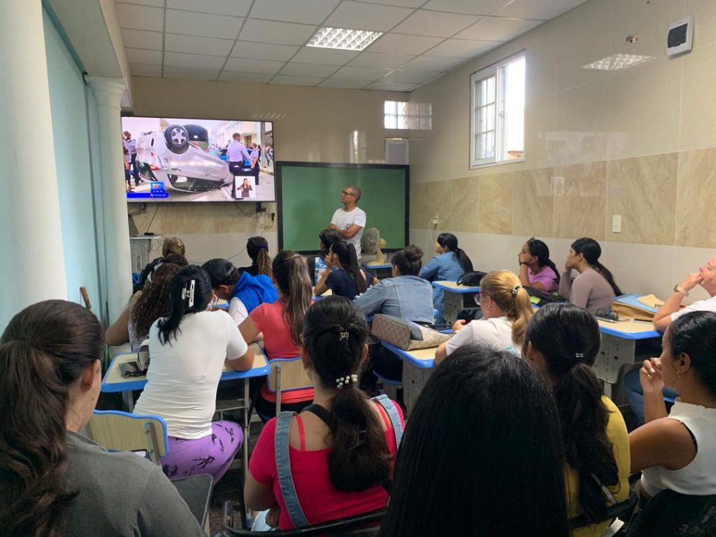 El CUM de Caibarién impartió conferencias sobre la subversión ideológica en el escenario digital, y de señales de aviso y planes de evacuación.
